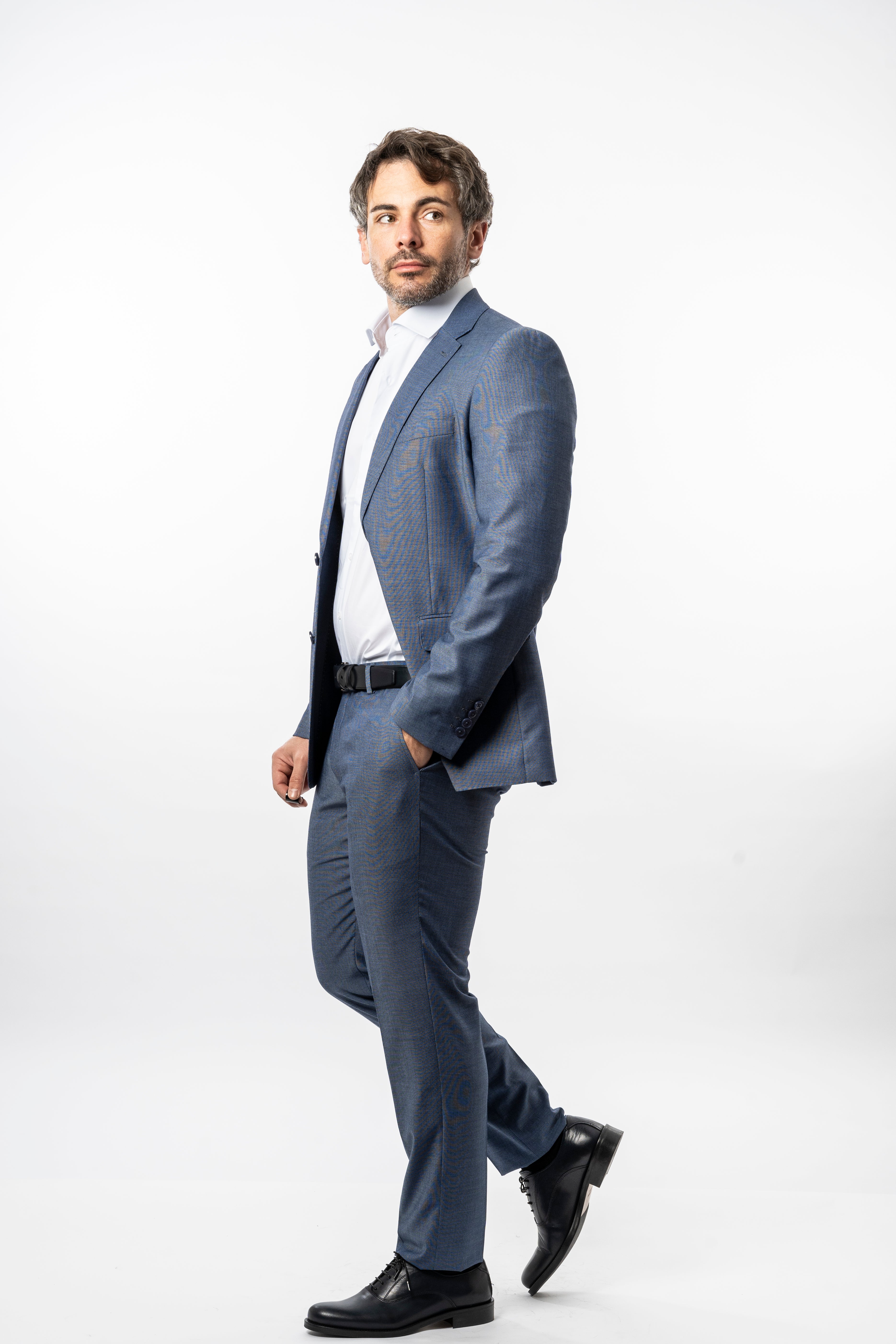 Abito slim - Vinc Chicco azzurro